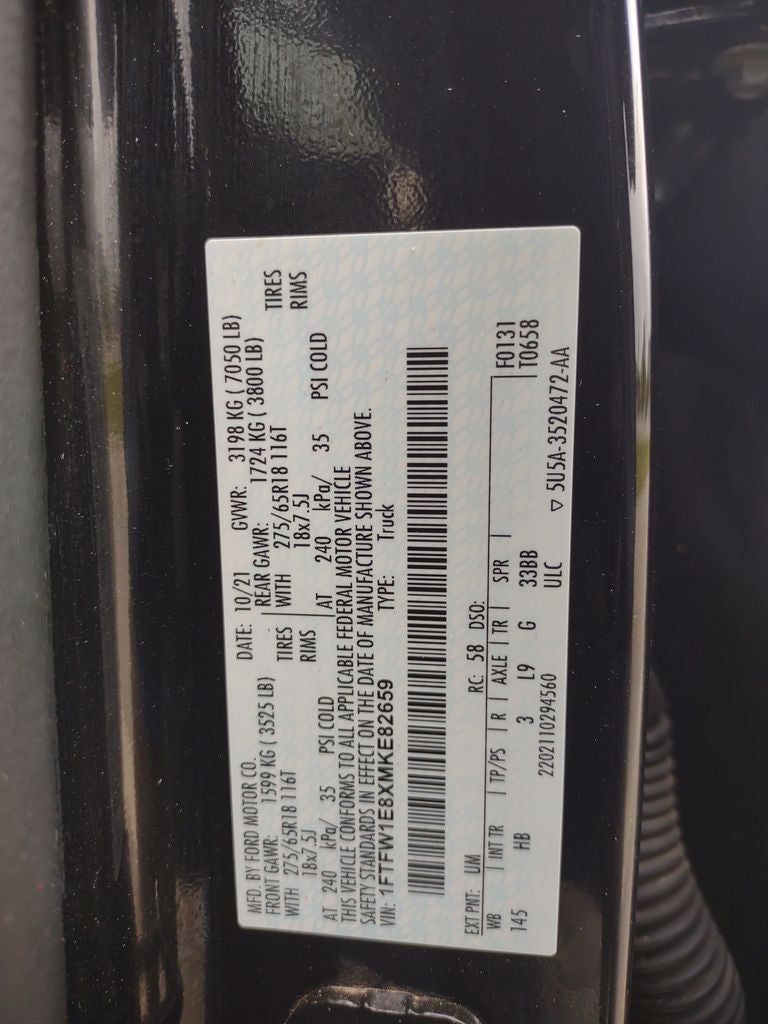 2021 Ford F-150 Lariat